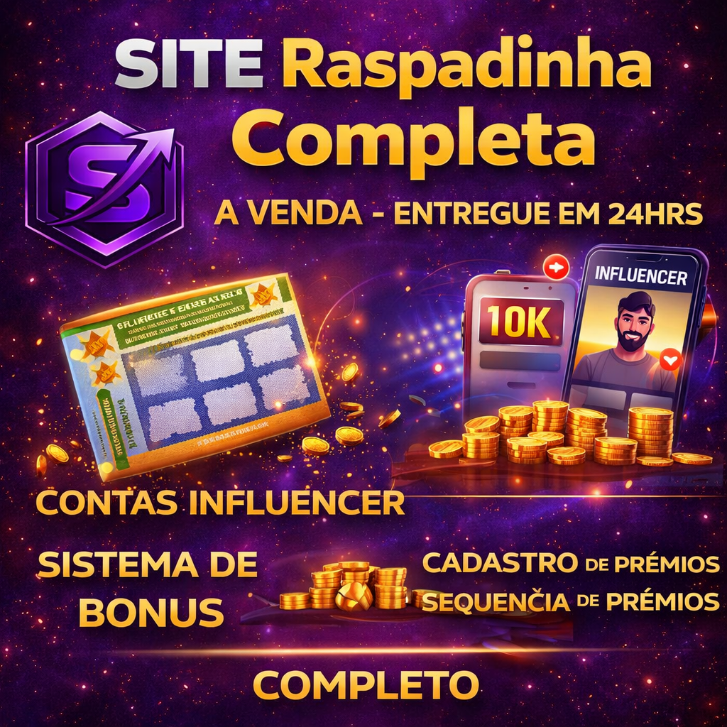 RASPADINHA COMPLETA + SEQUENCIAS + RASPADINHA GRÁTIS